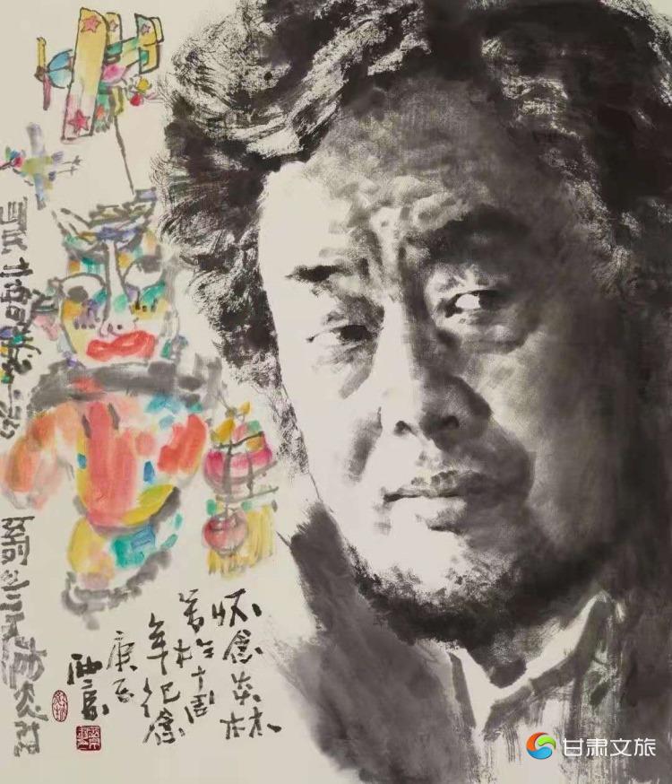 图4对冯玉雷文学思想有过重要影响的表现主题艺术家王炎林画像（王西京作）.jpg