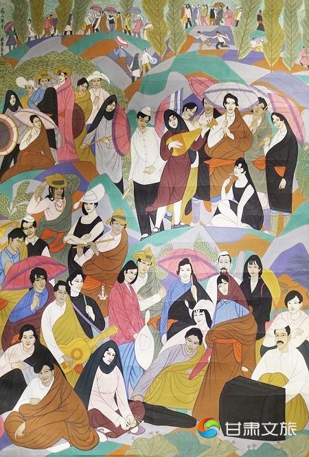 （段兼善作品   花儿歌手）.jpg