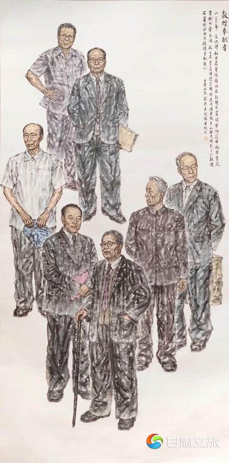 （段兼善作品   敦煌奉献者）.jpg